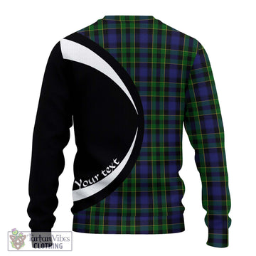 Mowat Tartan Ugly Sweater with Family Crest Circle Style