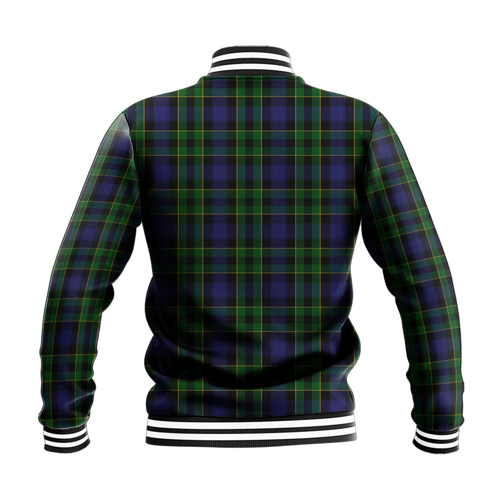 Mowat Tartan Baseball Jacket with Family Crest - Tartan Vibes Clothing