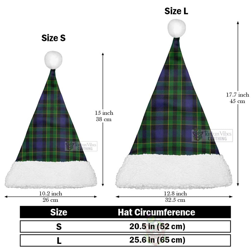 Tartan Vibes Clothing Mowat Tartan Christmas Santa Hats