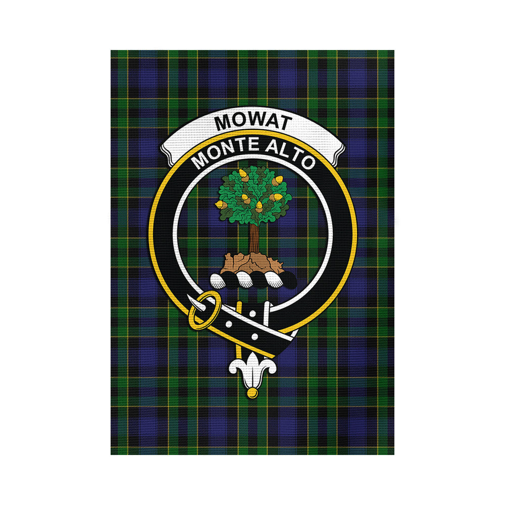 Mowat Tartan Flag with Family Crest - Tartan Vibes Clothing