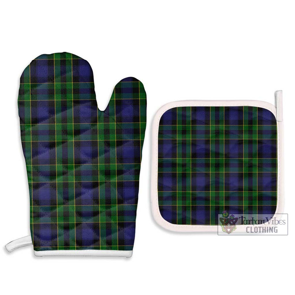 Mowat Tartan Combo Oven Mitt & Pot-Holder Combo 1 Oven Mitt & 2 Pot-Holder White - Tartan Vibes Clothing