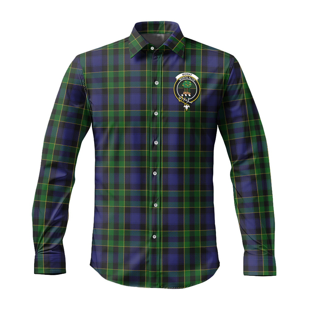 mowat-tartan-long-sleeve-button-up-shirt-with-family-crest