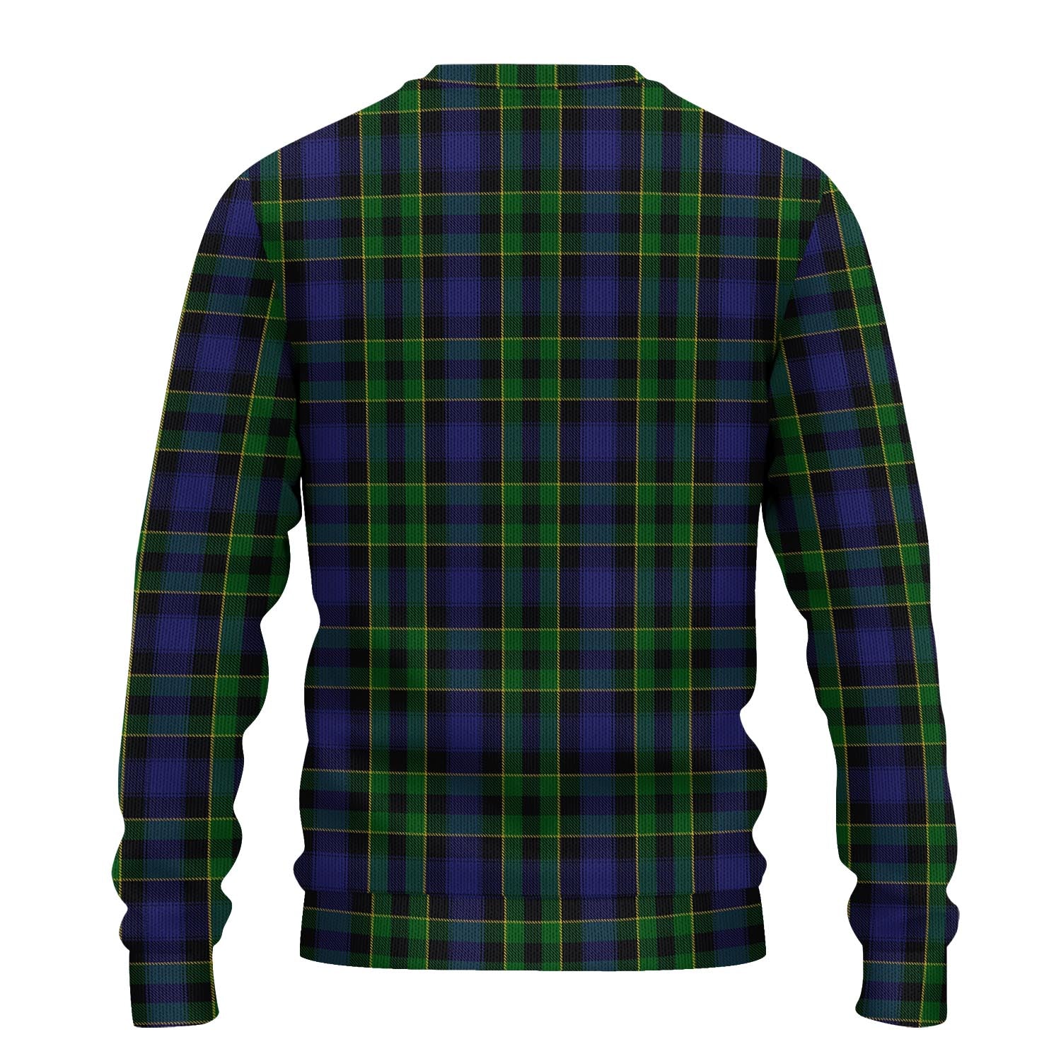 Mowat Tartan Knitted Sweater with Family Crest - Tartanvibesclothing