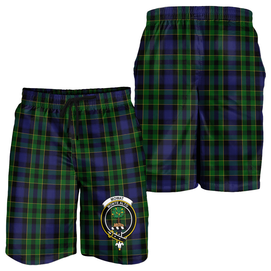 mowat-tartan-mens-shorts-with-family-crest