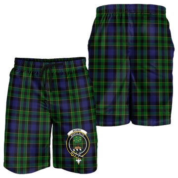 Mowat Tartan Mens Shorts with Family Crest