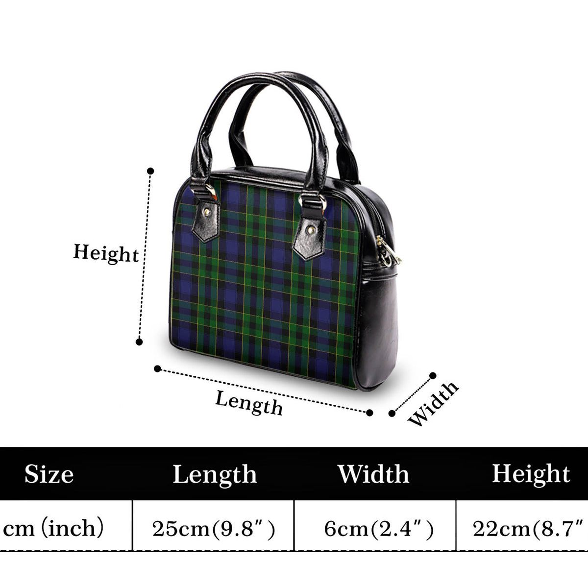 Mowat Tartan Shoulder Handbags - Tartan Vibes Clothing