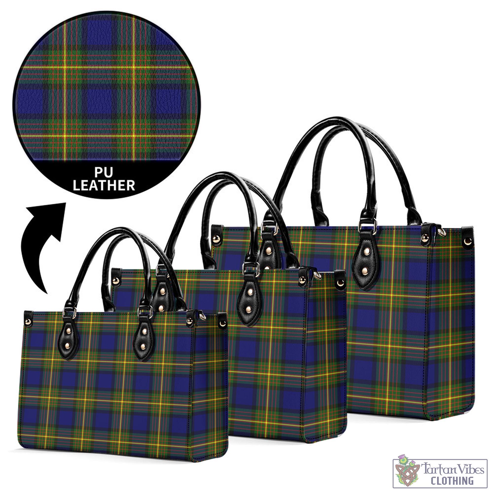 Tartan Vibes Clothing Muir Tartan Luxury Leather Handbags