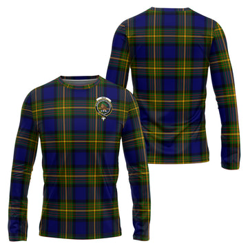 Muir Tartan Long Sleeve T-Shirt with Family Crest