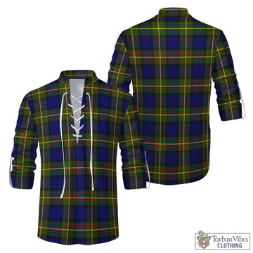 Muir Tartan Men's Scottish Traditional Jacobite Ghillie Kilt Shirt