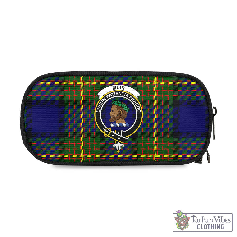 Tartan Vibes Clothing Muir Tartan Pen and Pencil Case with Family Crest