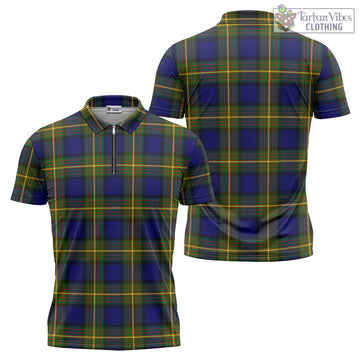 Muir Tartan Zipper Polo Shirt