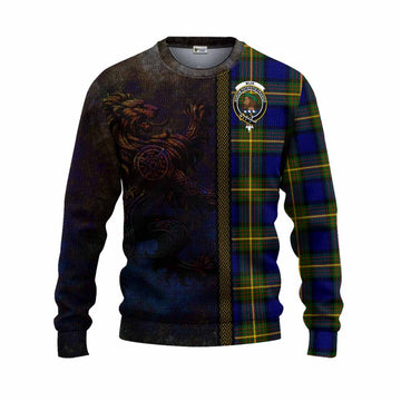 Muir Tartan Family Crest Knitted Sweater Alba Gu Brath Be Brave Lion Ancient Style Unisex - Tartan Vibes Clothing