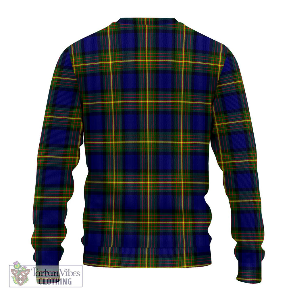 Muir Tartan Knitted Sweater with Family Crest DNA In Me Style - Tartanvibesclothing Shop