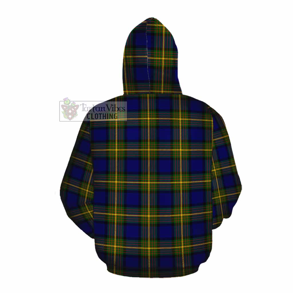 Tartan Vibes Clothing Muir Tartan Cotton Hoodie with Family Crest DNA In Me Style