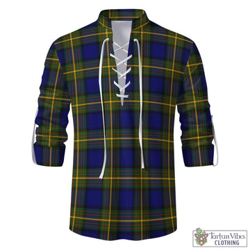 Muir Tartan Men's Scottish Traditional Jacobite Ghillie Kilt Shirt