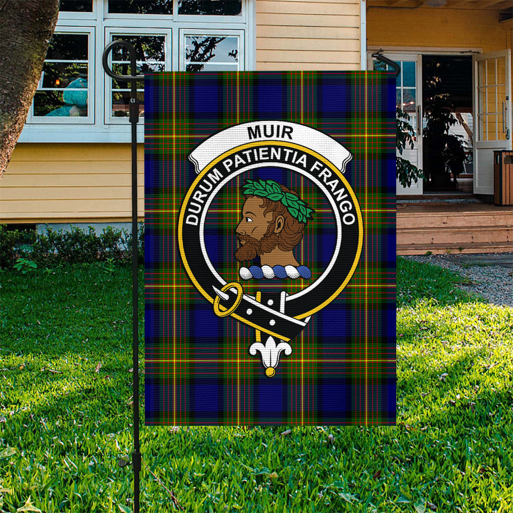 Muir Tartan Flag with Family Crest - Tartan Vibes Clothing