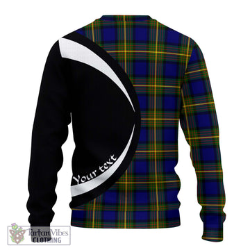 Muir Tartan Ugly Sweater with Family Crest Circle Style