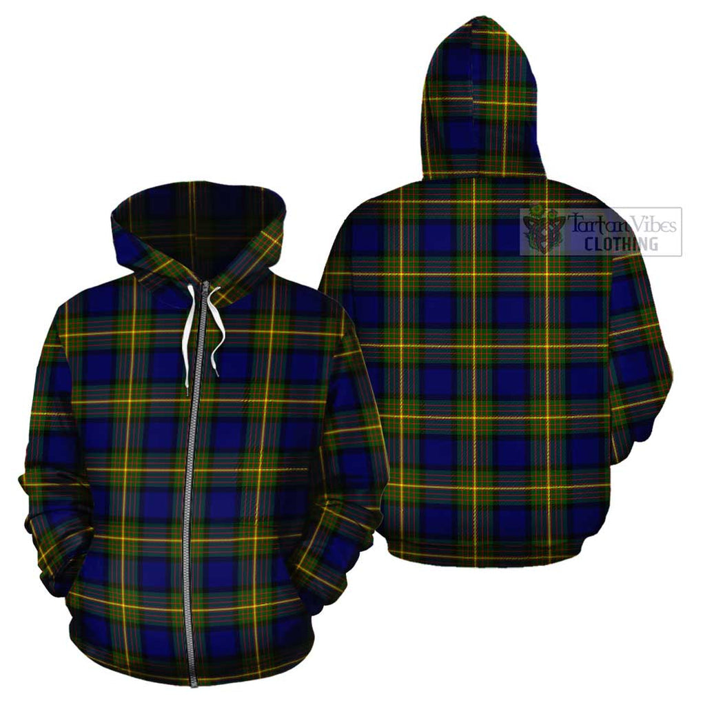 Muir Tartan Cotton Hoodie Zip Hoodie - Tartan Vibes Clothing