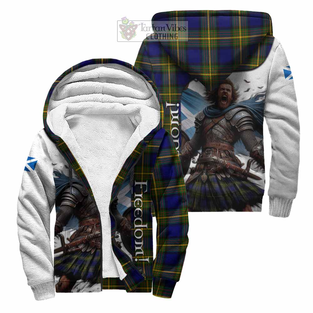 Tartan Vibes Clothing Muir Crest Tartan Sherpa Hoodie Inspired by the Freedom of Scottish Warrior