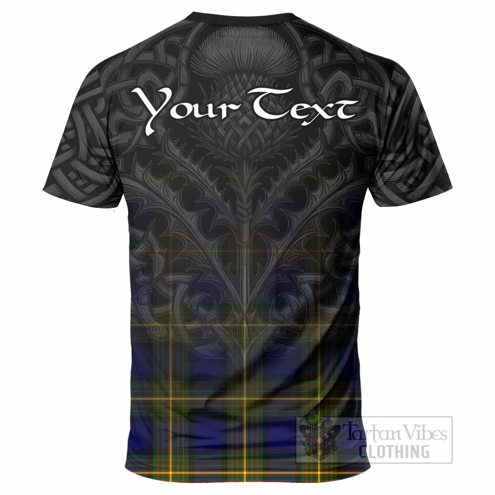 Tartan Vibes Clothing Muir Tartan T-Shirt with Family Crest Celtic Thistle Vibes