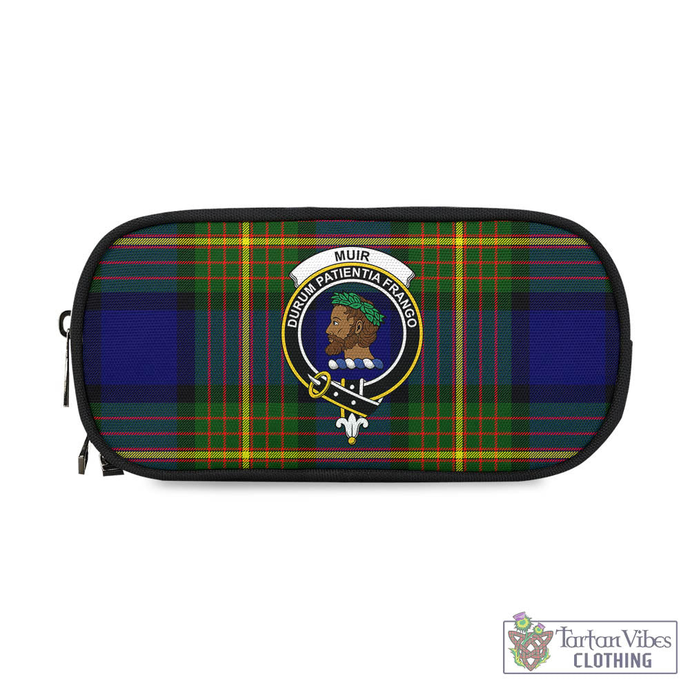 Tartan Vibes Clothing Muir Tartan Pen and Pencil Case with Family Crest