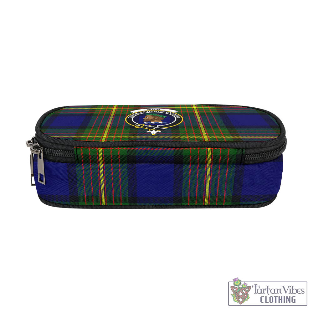 Tartan Vibes Clothing Muir Tartan Pen and Pencil Case with Family Crest