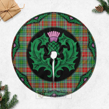 Muirhead Tartan Christmas Tree Skirt Scottish Thistle Style