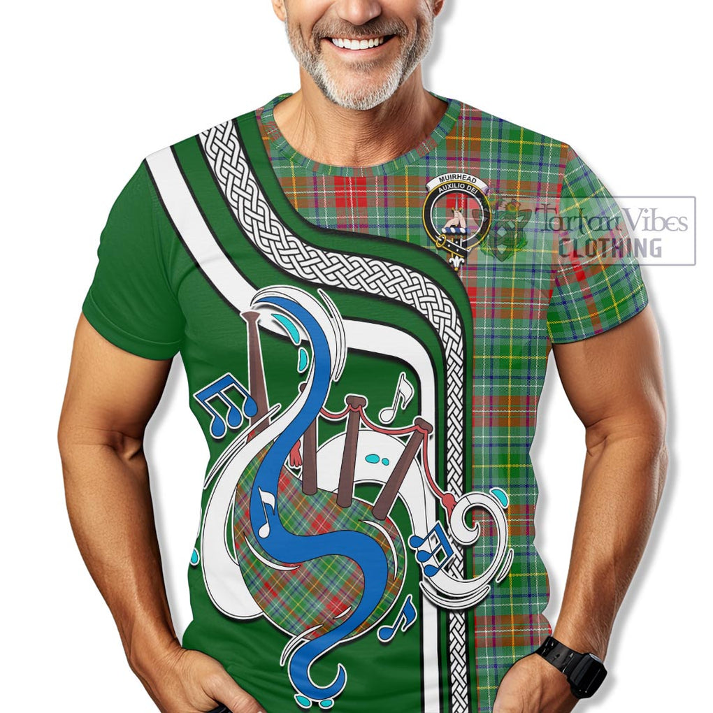 Muirhead Tartan T-Shirt with Epic Bagpipe Style Kid's Shirt - Tartanvibesclothing Shop