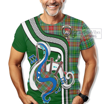 Muirhead Tartan T-Shirt with Epic Bagpipe Style