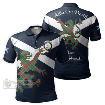 Muirhead Tartan Lion Rampant Polo Shirt Proudly Display Your Heritage with Alba Gu Brath and Clan Name