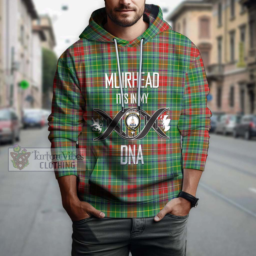 Muirhead Tartan Hoodie with Family Crest DNA In Me Style Pullover Hoodie - Tartanvibesclothing Shop