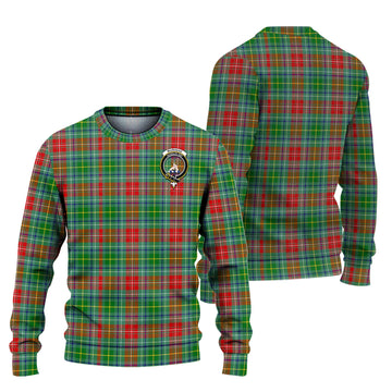 Muirhead Tartan Knitted Sweater with Family Crest