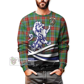 Muirhead Tartan Sweatshirt with Alba Gu Brath Regal Lion Emblem