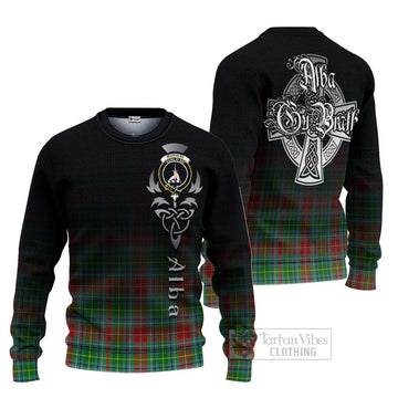 Muirhead Tartan Ugly Sweater Featuring Alba Gu Brath Family Crest Celtic Inspired