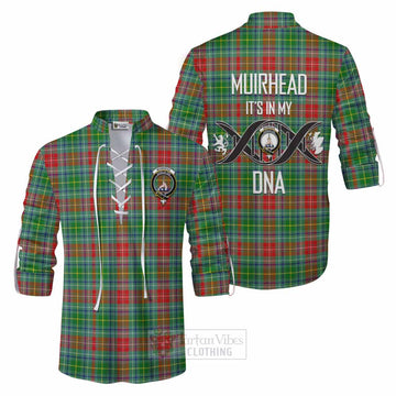 Muirhead Tartan Ghillie Kilt Shirt with Family Crest DNA In Me Style