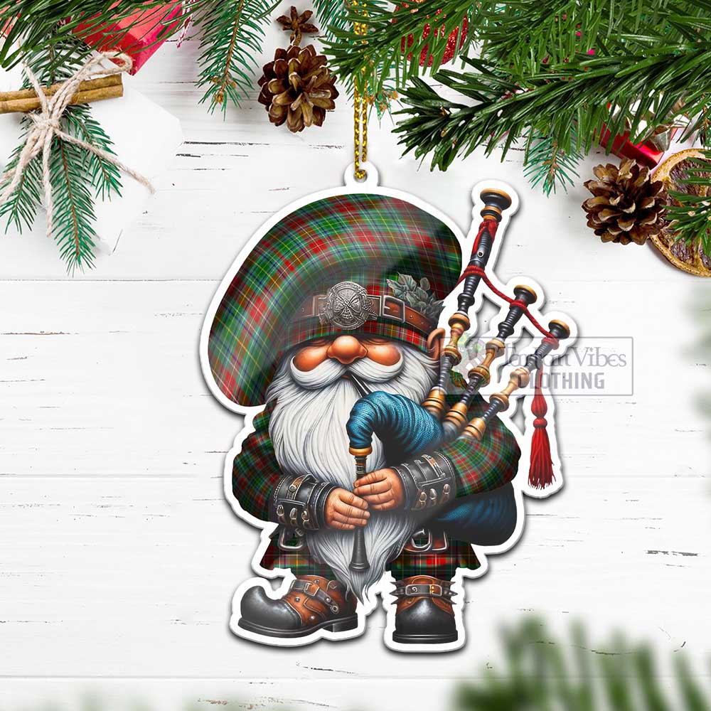 Tartan Vibes Clothing Muirhead Tartan Badpiper Gnome Christmas Ornament