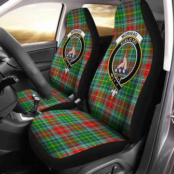 Muirhead Tartan Car Seat Cover with Family Crest