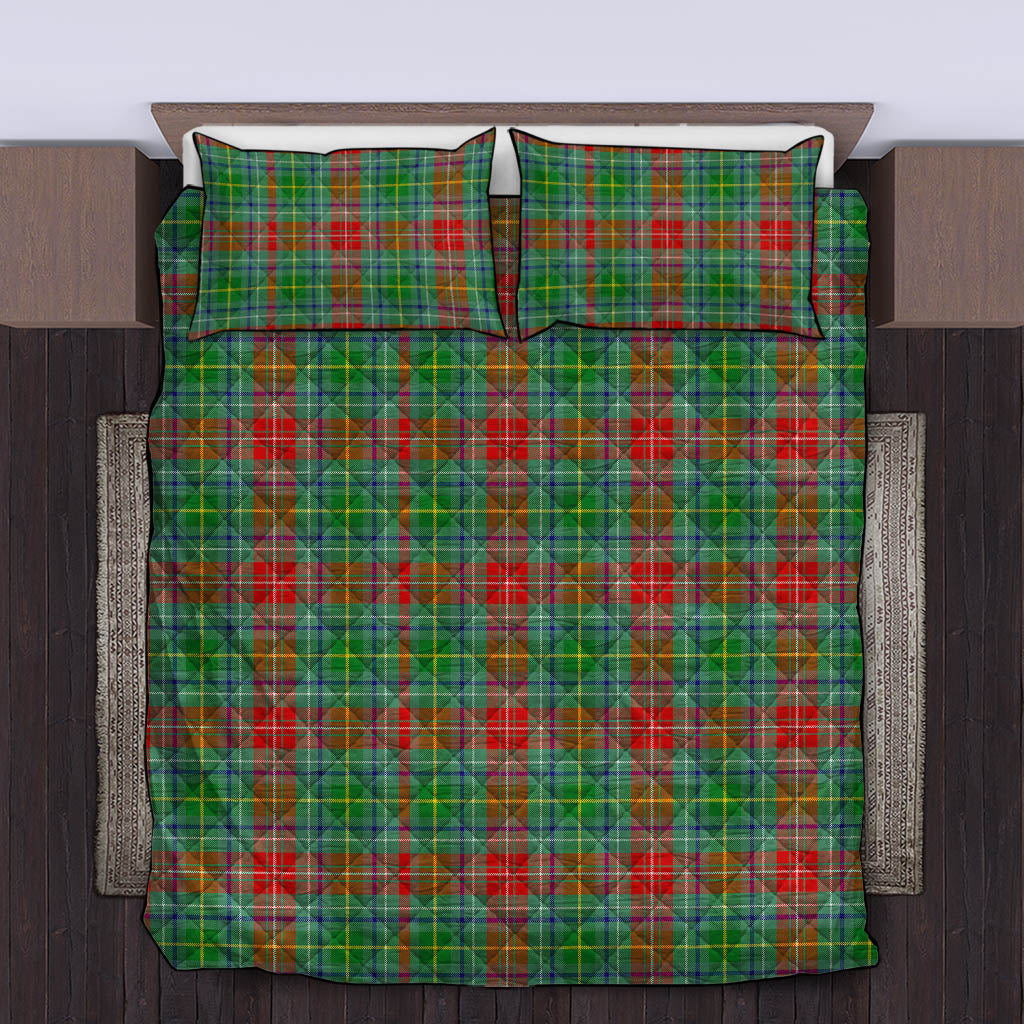 Muirhead Tartan Quilt Bed Set - Tartanvibesclothing Shop