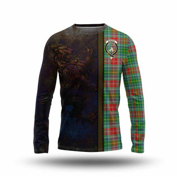Muirhead Tartan Family Crest Long Sleeve T-Shirt Alba Gu Brath Be Brave Lion Ancient Style Unisex - Tartan Vibes Clothing