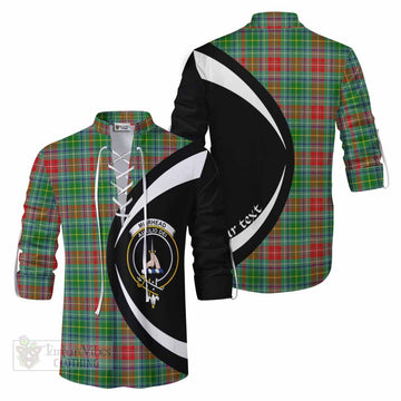 Muirhead Tartan Ghillie Kilt Shirt with Family Crest Circle Style