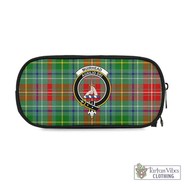 Muirhead Tartan Pen and Pencil Case with Family Crest