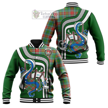 Muirhead Tartan Baseball Jacket with Epic Bagpipe Style