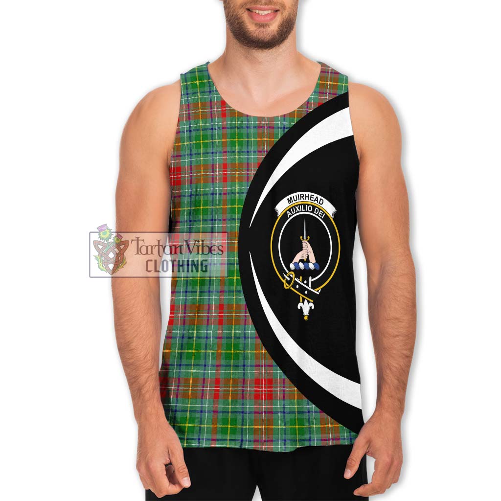 Muirhead Tartan Men's Tank Top with Family Crest Circle Style Men - Tartan Vibes Clothing