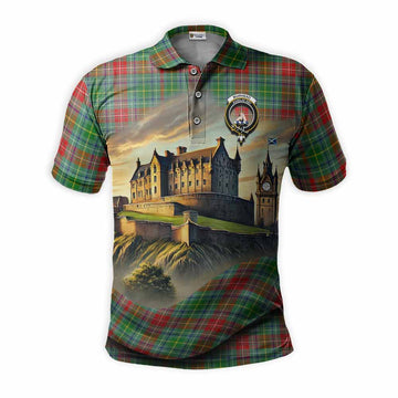 Muirhead Tartan Family Crest Polo Shirt with Scottish Ancient Castle Style Kid - Tartan Vibes Clothing