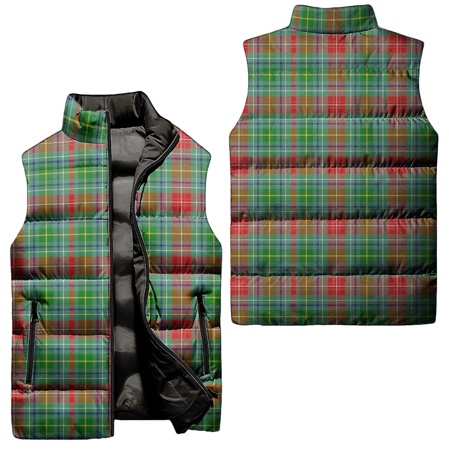 Muirhead Tartan Sleeveless Puffer Jacket Unisex - Tartanvibesclothing