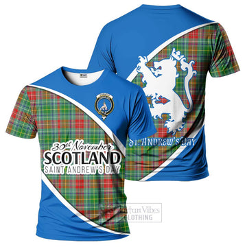 Muirhead Family Crest Tartan T-Shirt Celebrate Saint Andrew's Day in Style