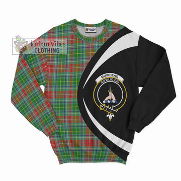 Muirhead Tartan Sweatshirt with Family Crest Circle Style