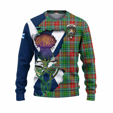 Muirhead Tartan Family Crest Knitted Sweater Scottish Thistle Celtic Inspired Unisex - Tartan Vibes Clothing