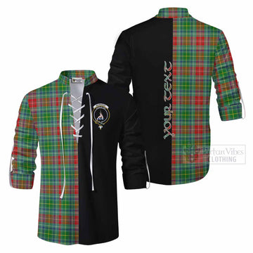 Muirhead Tartan Ghillie Kilt Shirt with Family Crest and Half Of Me Style