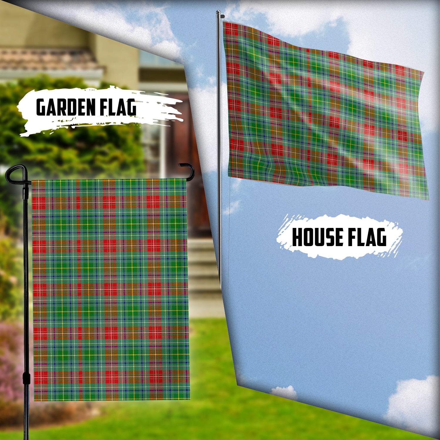 Muirhead Tartan Flag Garden Flag (Vertical) - Tartan Vibes Clothing